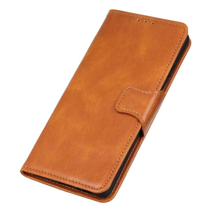 Bild 6, Xiaomi Redmi Note 12 4G Fodral Crazy Horse Läder Brun