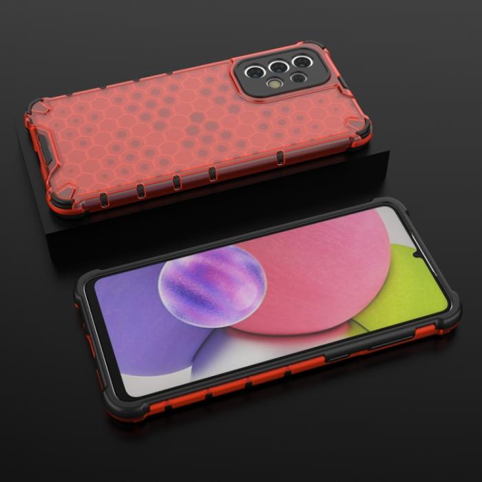 Bild 6, Samsung Galaxy A33 5G Skal Hybrid Honeycomb Röd