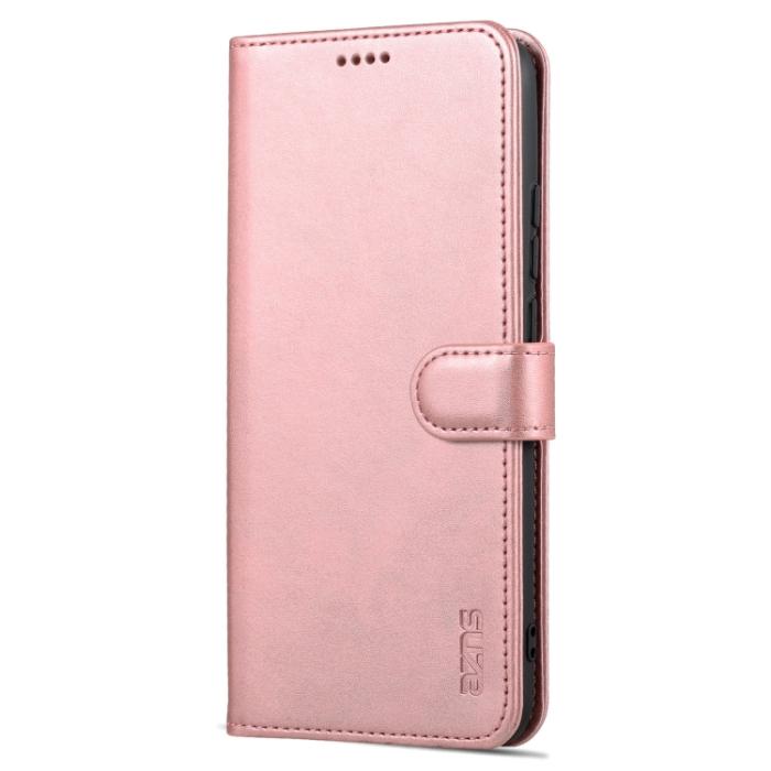 Bild 2, AZNS Xiaomi Redmi 10C Fodral Läder Roséguld
