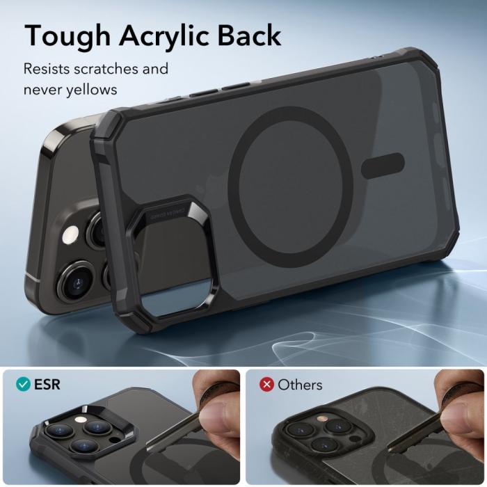 Bild 6, ESR iPhone 15 Pro Max Skal MagSafe Air Armor HaloLock Frostad Svart