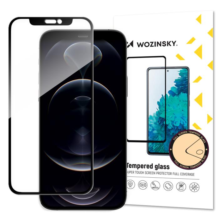 Bild 1, Wozinsky iPhone 14 Plus / 13 Pro Skärmskydd Heltäckande Härdat Glas