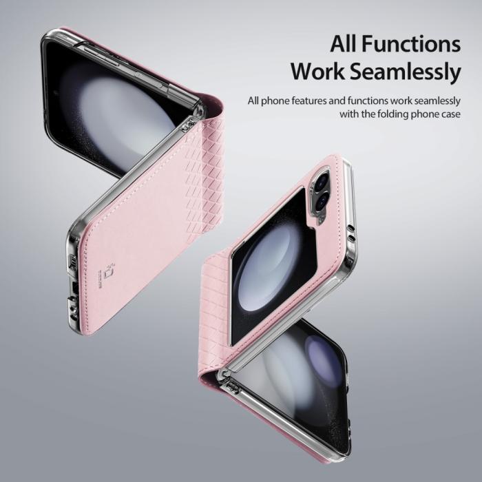 Bild 6, DUX DUCIS Galaxy Z Flip 6 / 7 FE Skal Bril Series Rosa