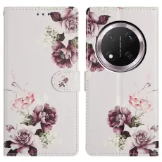 Honor Magic7 Lite Fodral Med Tryck Blommor