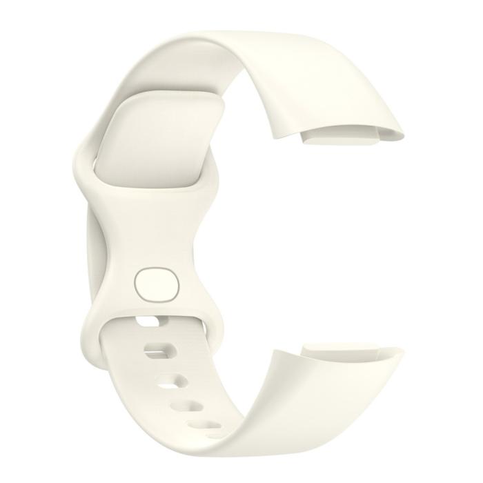 Bild 4, Fitbit Charge 6 / 5 Armband TPU (L) Beige