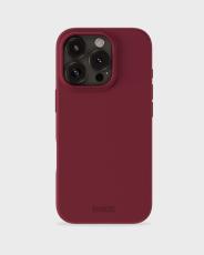 holdit iPhone 16 Pro Mobilskal Silikon Red Velvet