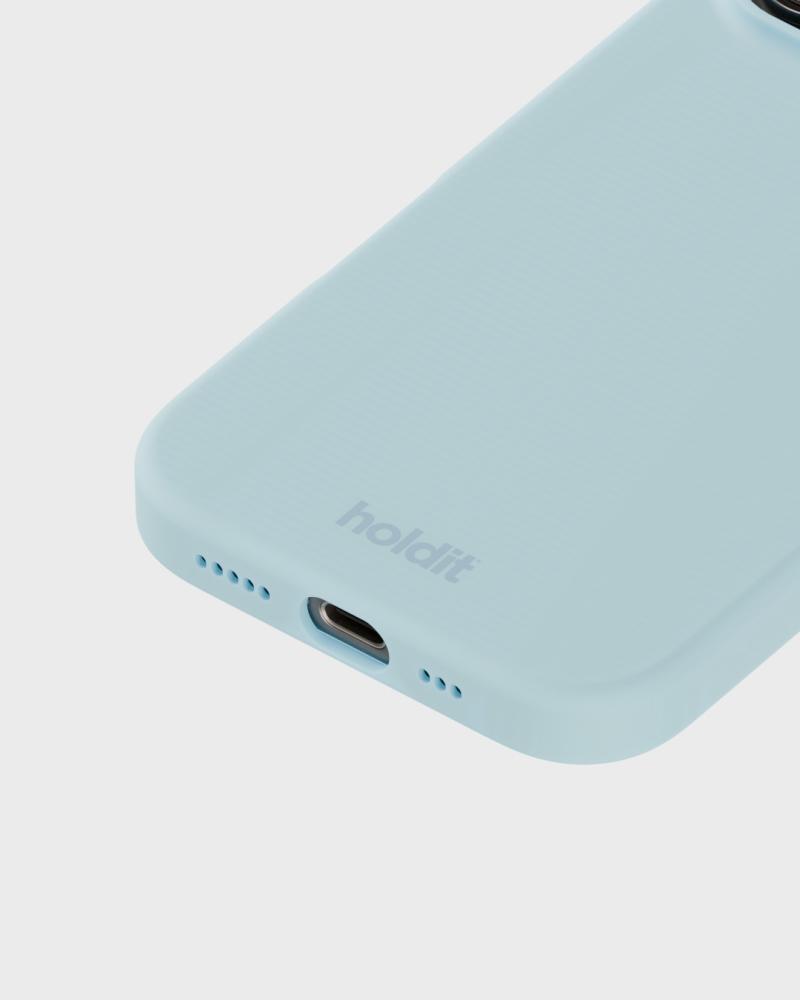 holdit iPhone 16 Pro Mobilskal Silikon Mineral Blue