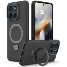 Motorola Edge 70 Skal MagSafe Kickstand Hybrid Svart