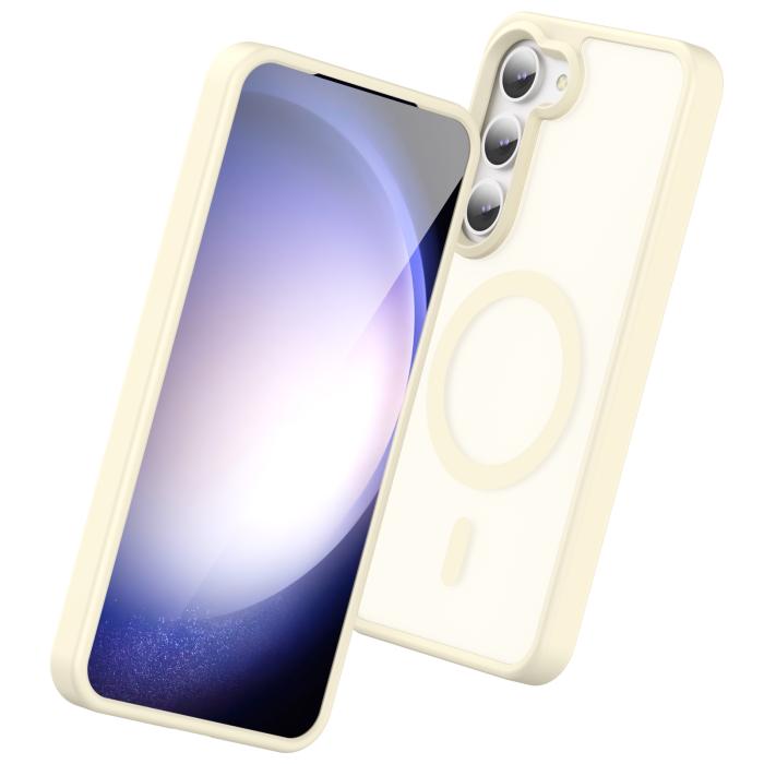 Bild 3, ColorPop Samsung Galaxy S23 Plus Skal CH MagSafe Matt Off White