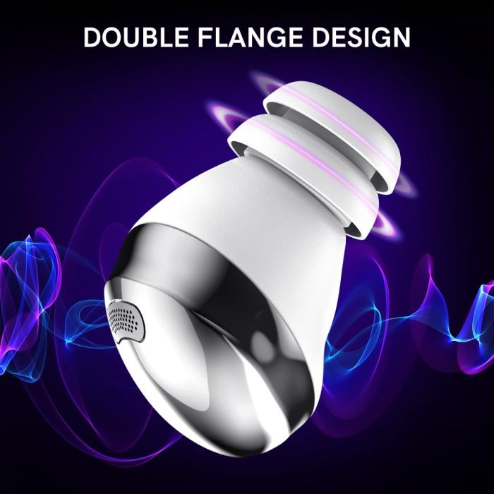 Bild 3, AHASTYLE Galaxy Buds Pro 3 Öronpluggar 3-PACK Vit