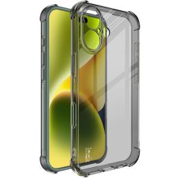 IMAK iPhone 16 Skal Shockproof TPU Tonad Svart