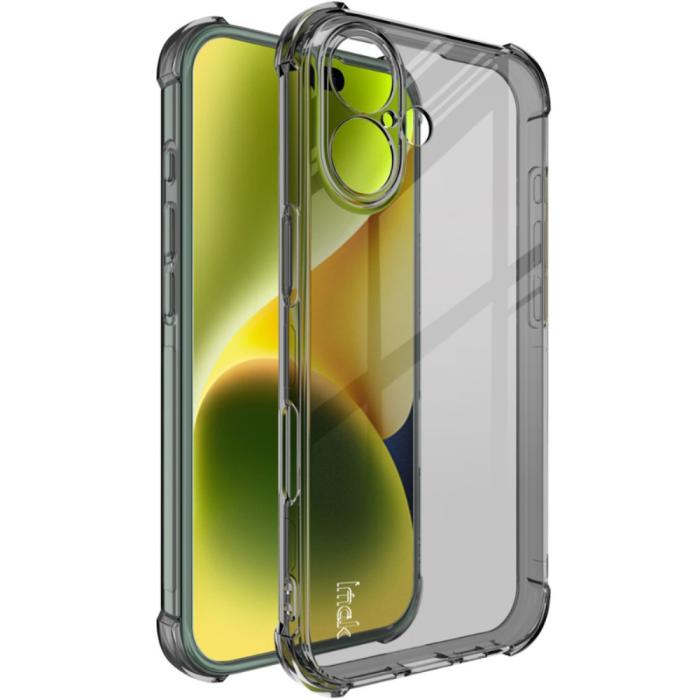Bild 1, IMAK iPhone 16 Skal Shockproof TPU Tonad Svart