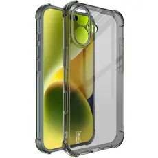 IMAK iPhone 16 Skal Shockproof TPU Tonad Svart