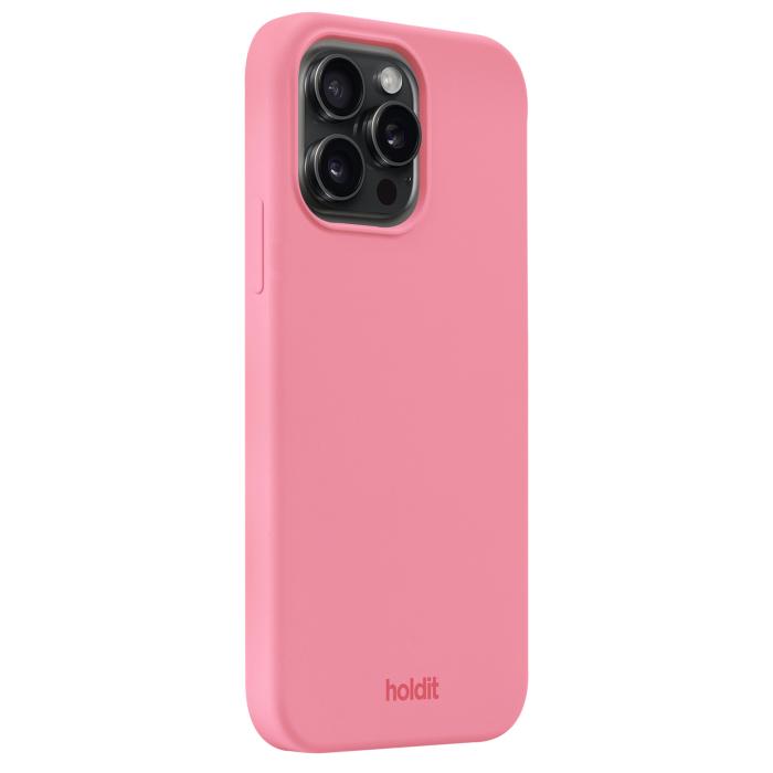 Bild 2, holdit iPhone 15 Pro Max Mobilskal Silikon Rouge P