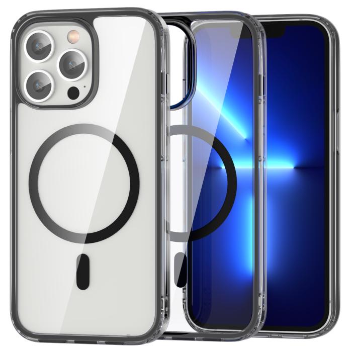 Bild 1, ColorPop iPhone 13 Pro Skal CH MagSafe Transparent/Svart