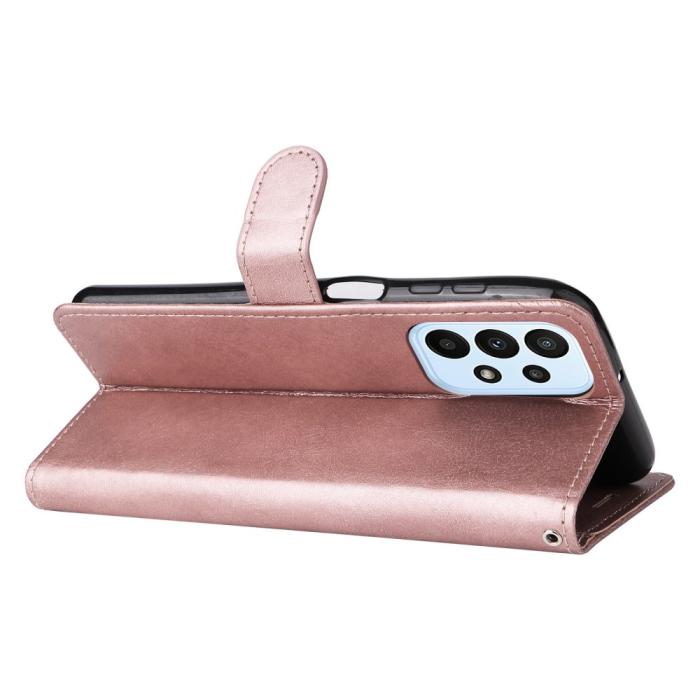 Bild 3, Samsung Galaxy A23 5G Fodral Läder Roséguld