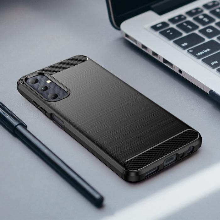 Bild 6, Samsung Galaxy A05s 4G Skal Borstad Stål Textur Svart