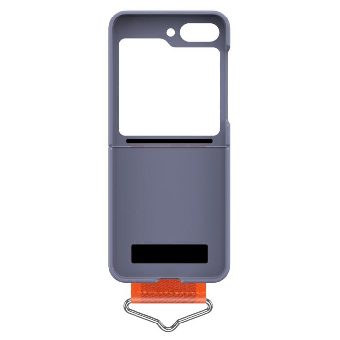 Bild 5, Samsung Galaxy Z Flip 5 Skal Bälte Lila/Orange