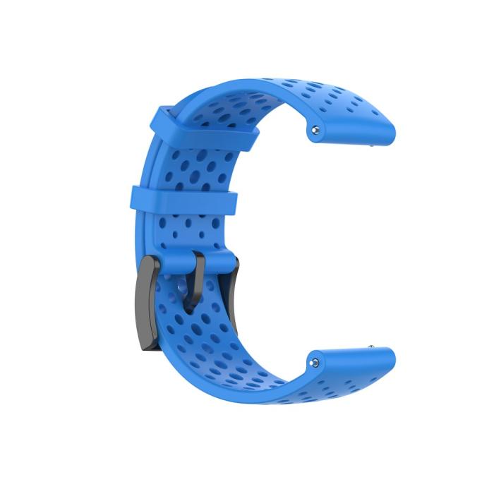Bild 4, Ihåligt Silikon Armband Suunto (24mm) Blå