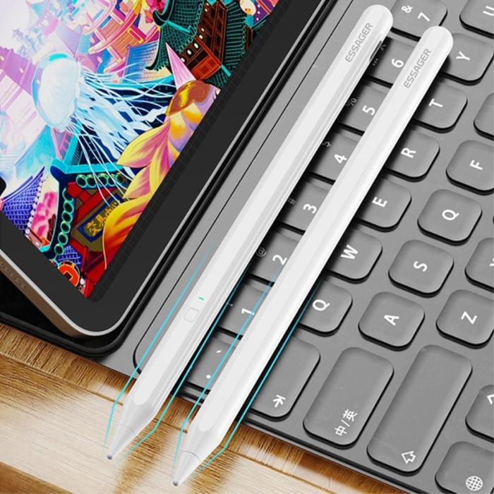 Bild 6, ESSAGER Stylus Touch Pen Med Trådlös Laddning Vit