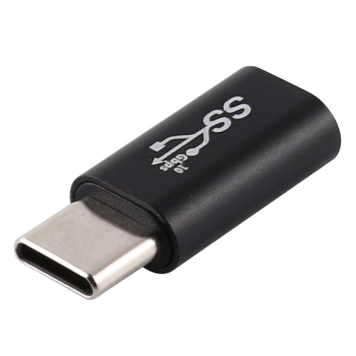 Bild 1, USB-C Hona - USB-C Hane Adapter Svart