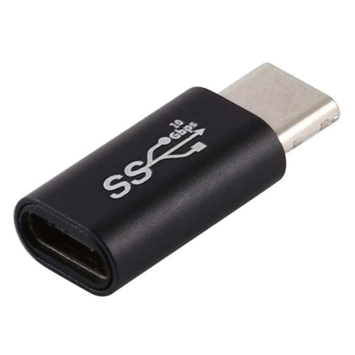 Bild 2, USB-C Hona - USB-C Hane Adapter Svart