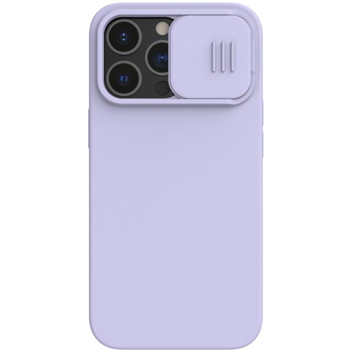 Bild 1, iPhone 13 Pro Max - NILLKIN MagSafe CamShield Silky Liquid Skal - Lila