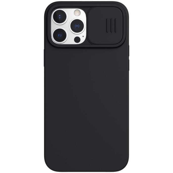 Bild 1, iPhone 13 Pro Max - NILLKIN CamShield Silky Liquid Skal - Svart