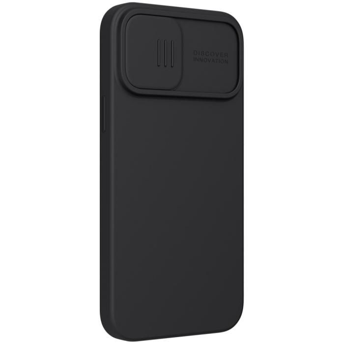 Bild 3, iPhone 13 Pro Max - NILLKIN CamShield Silky Liquid Skal - Svart