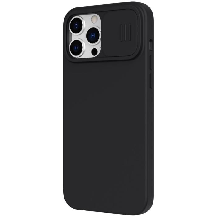 Bild 5, iPhone 13 Pro Max - NILLKIN CamShield Silky Liquid Skal - Svart