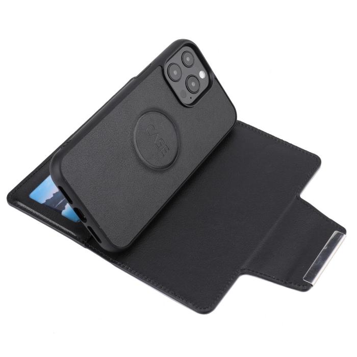 Bild 6, iPhone 13 Pro Max - 2in1 Magnet Fodral / Skal - Svart