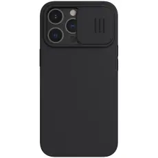 iPhone 13 Pro Max - NILLKIN MagSafe CamShield Silky Liquid Skal - Svart
