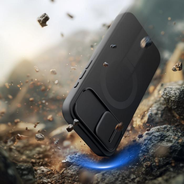 Bild 5, Tech-Protect iPhone 17e / 16e Skal MagSafe Kevlar Aura Svart
