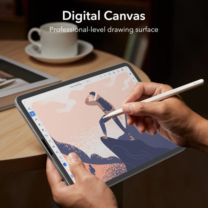 Bild 3, ESR iPad Pro 12.9 2018/2020/2021/2022 2-PACK Skärmskydd Paper Feel