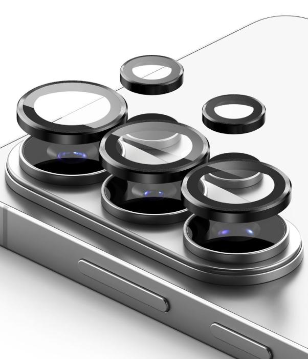 Bild 2, Ringke Galaxy S26 Ultra 2-PACK Linsskydd Härdat Glas Svart
