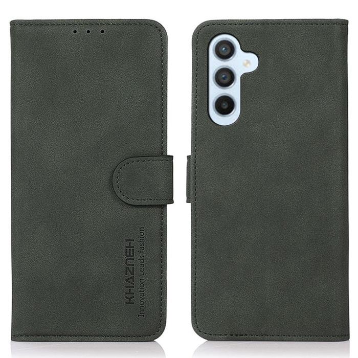 Bild 1, KHAZNEH Samsung Galaxy A54 5G Fodral Retro Läder Grön