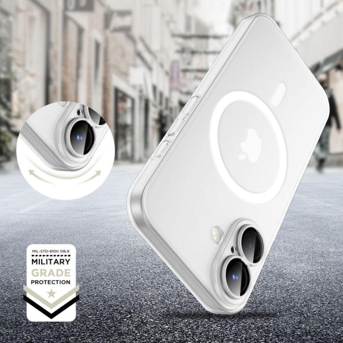 Bild 5, Tech-Protect iPhone 17e / 16e Skal MagSafe MagSlim Matte Ice