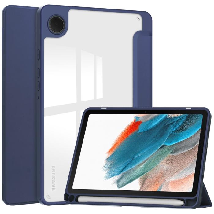 Bild 1, Samsung Galaxy Tab A9 Fodral Hybrid Pennhållare Blå