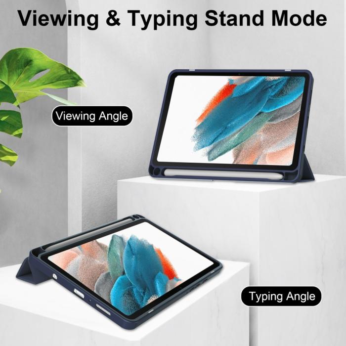 Bild 3, Samsung Galaxy Tab A9 Fodral Hybrid Pennhållare Blå