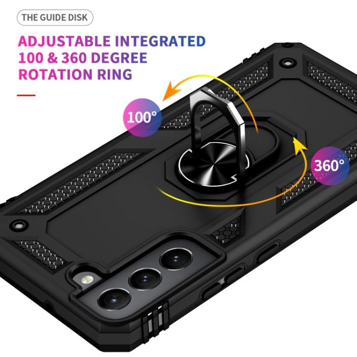 Bild 6, Samsung Galaxy S22 Skal Ring Armor Hybrid Svart