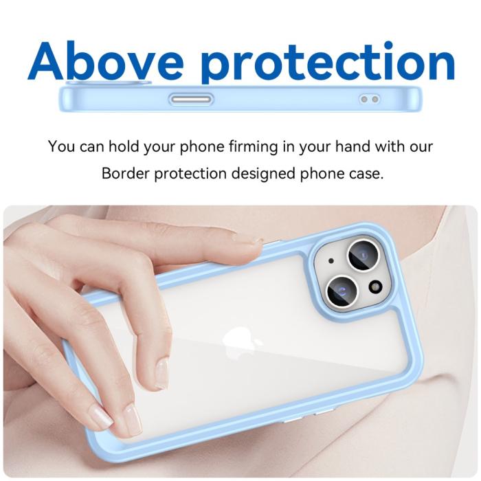 Bild 3, iPhone 15 Skal Akryl/TPU Blå