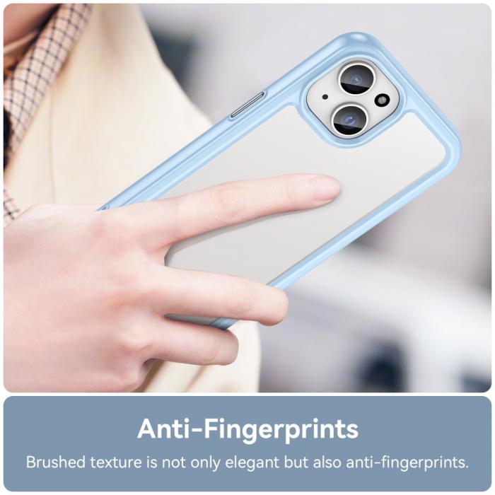 Bild 4, iPhone 15 Skal Akryl/TPU Blå