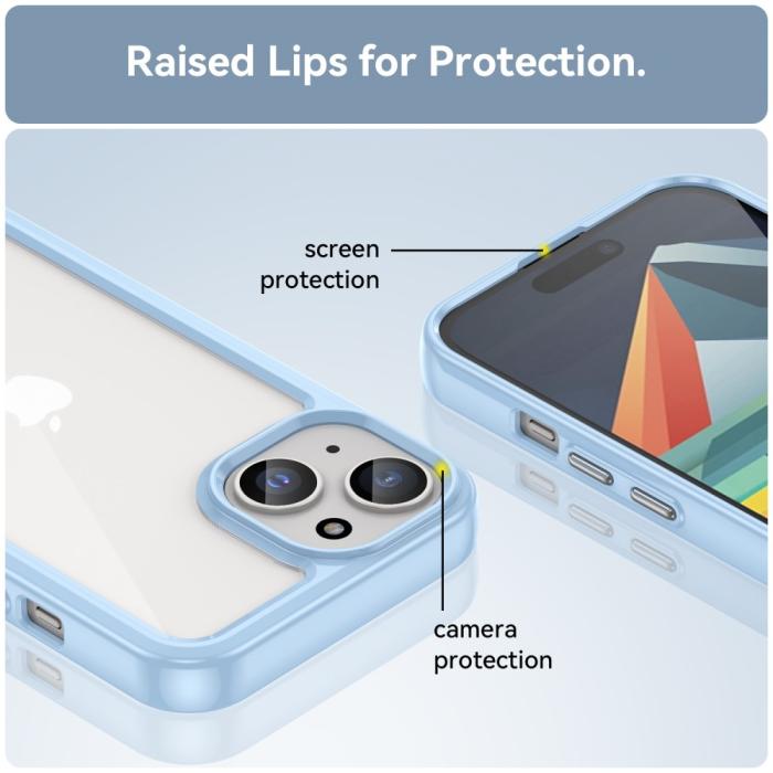 Bild 5, iPhone 15 Skal Akryl/TPU Blå