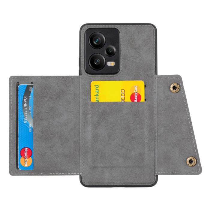 Bild 2, Xiaomi Redmi Note 12 Pro 5G Skal Läder Med Kortfack Och Magnet