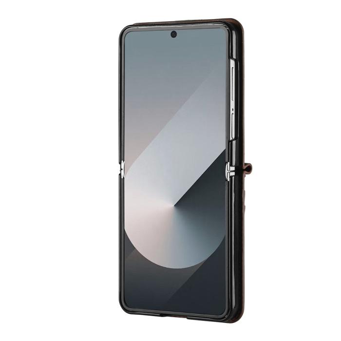 Bild 2, LC.IMEEKE Galaxy Z Flip 8 Skal med Kortfack & Axelrem