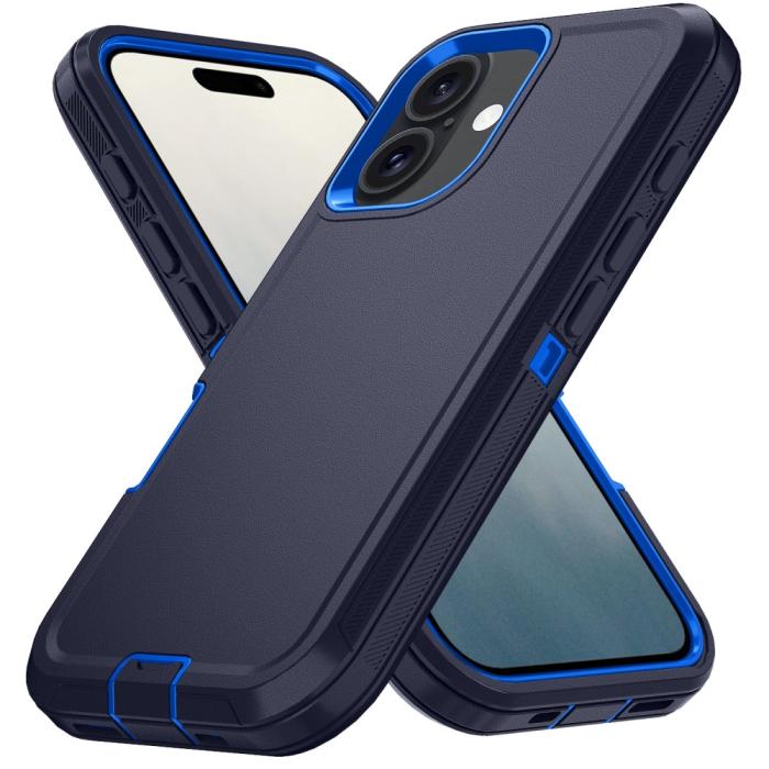 Bild 2, iPhone 16 Plus Skal Xtreme Shockproof Hybrid Blå