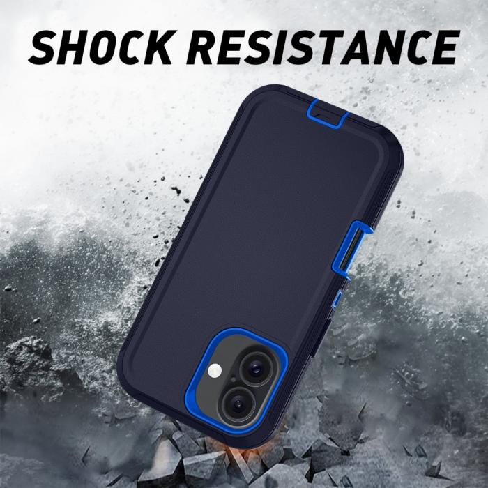 Bild 4, iPhone 16 Plus Skal Xtreme Shockproof Hybrid Blå