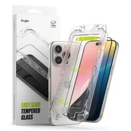 Ringke iPhone 16 Pro Max 2-PACK Skärmskydd Easy Slide Heltäckande