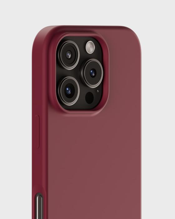 Bild 4, holdit iPhone 16 Pro Mobilskal Silikon Red Velvet