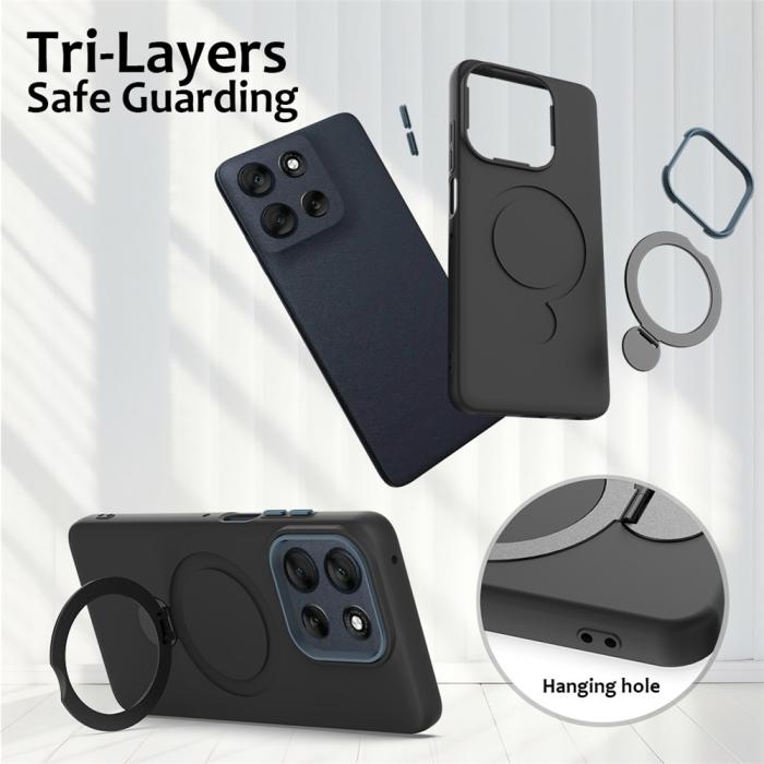 Bild 6, Motorola Edge 70 Skal MagSafe Kickstand Hybrid Svart