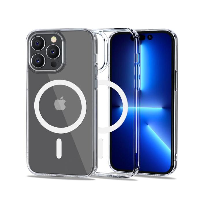Bild 1, Tech-Protect iPhone 14 Pro Max Skal FlexAir Hybrid MagSafe Transparent